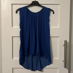 Mango MNG Basics XS sleeveless blue blouse